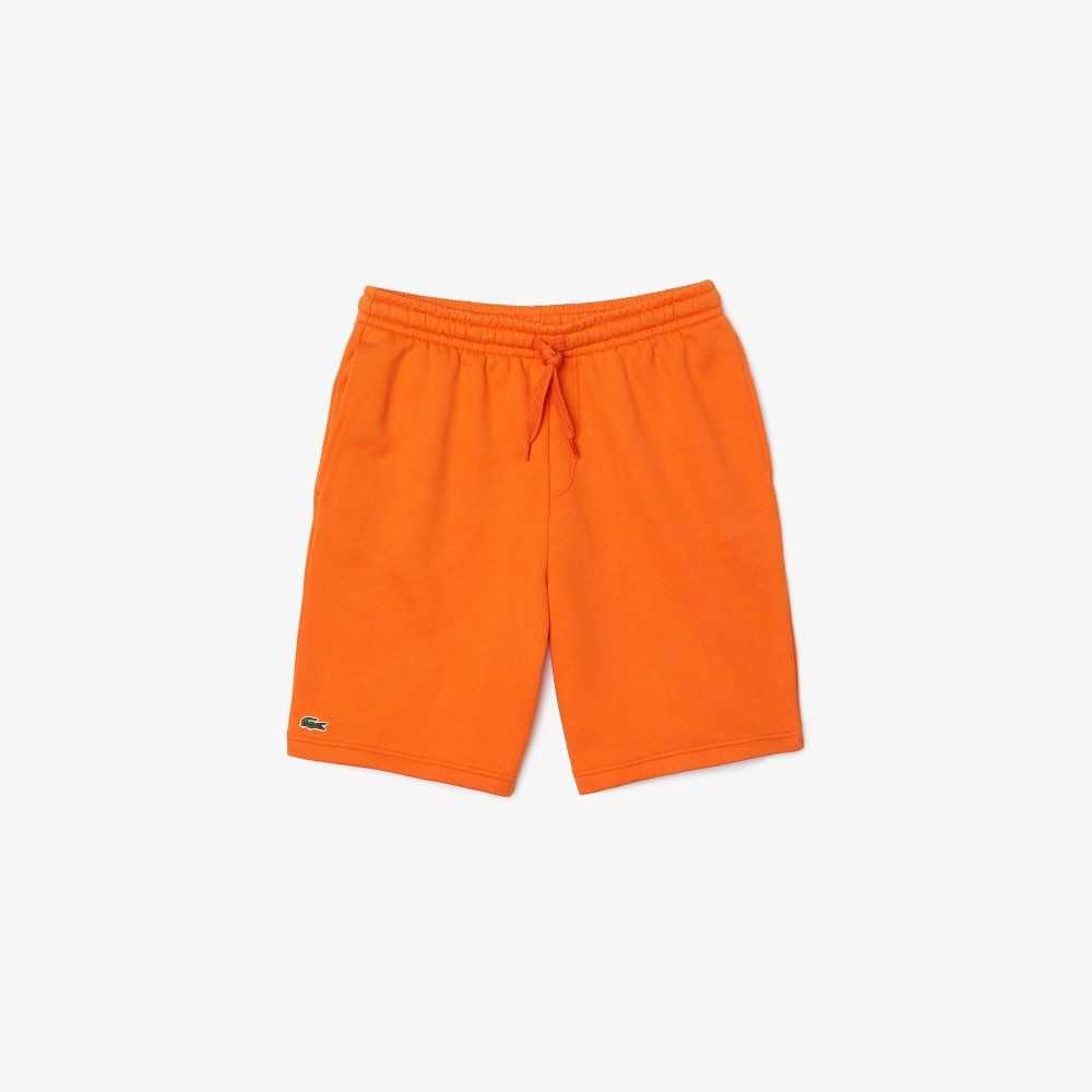 Lacoste SPORT Tennis Fleece Shorts Orange | OVX-270869