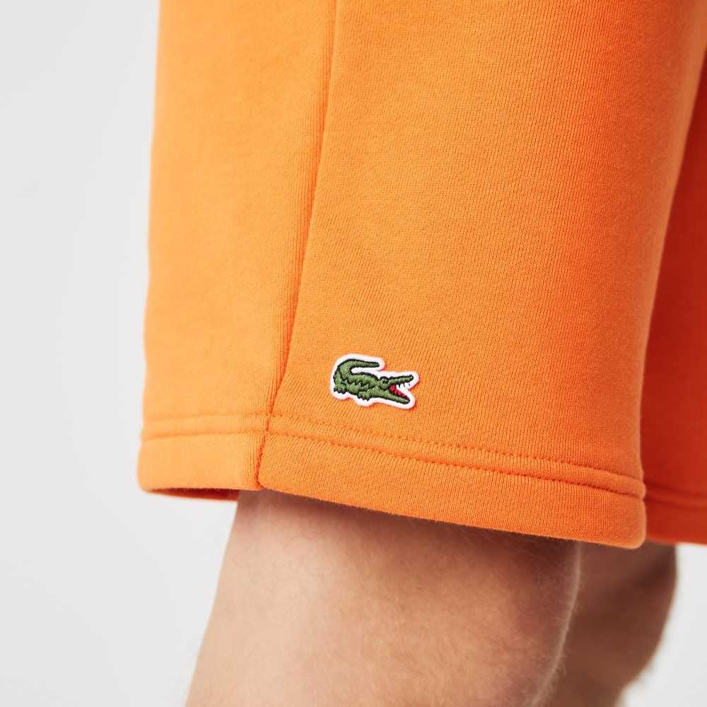 Lacoste SPORT Tennis Fleece Shorts Orange | OVX-270869