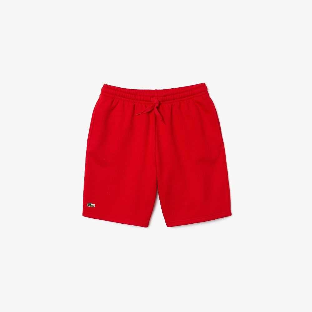 Lacoste SPORT Tennis Fleece Shorts Red | XTV-524138