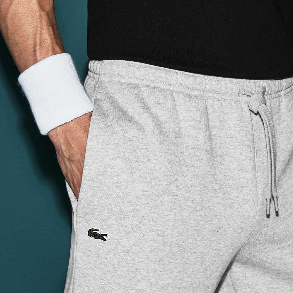 Lacoste SPORT Tennis Fleece Trackpants Grey Chine | AJC-681405