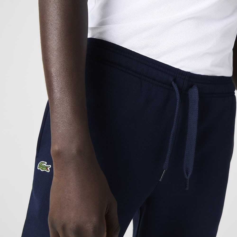 Lacoste SPORT Tennis Fleece Trackpants Navy Blue | CYK-286541