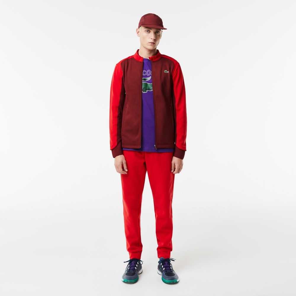 Lacoste SPORT Thermal Golf Jacket Bordeaux / Red | FSV-357401