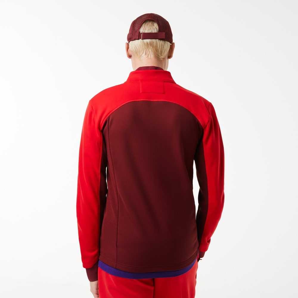 Lacoste SPORT Thermal Golf Jacket Bordeaux / Red | FSV-357401