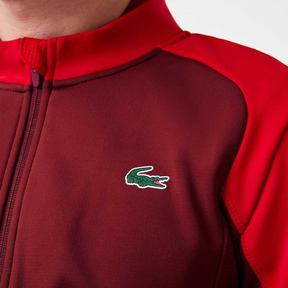 Lacoste SPORT Thermal Golf Jacket Bordeaux / Red | FSV-357401