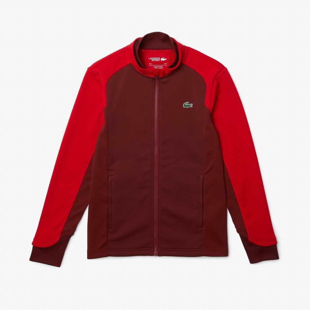 Lacoste SPORT Thermal Golf Jacket Bordeaux / Red | FSV-357401