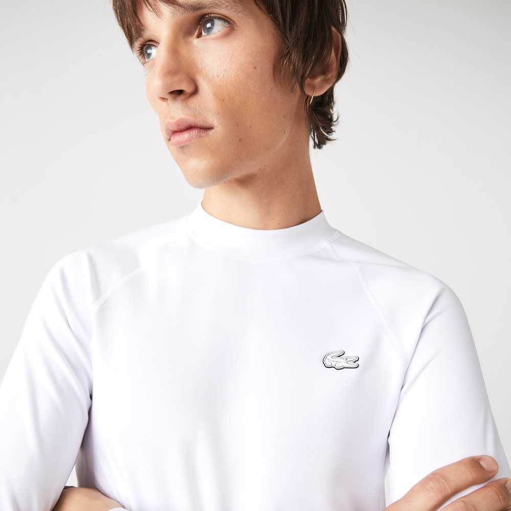 Lacoste SPORT Thermal T-Shirt White | QSH-076182