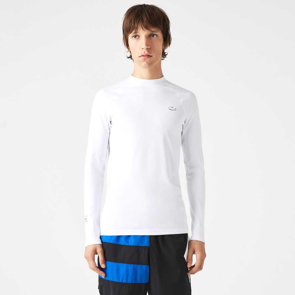 Lacoste SPORT Thermal T-Shirt White | QSH-076182