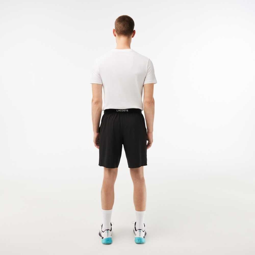 Lacoste SPORT Ultra-Light Shorts Black / White | SXI-268045