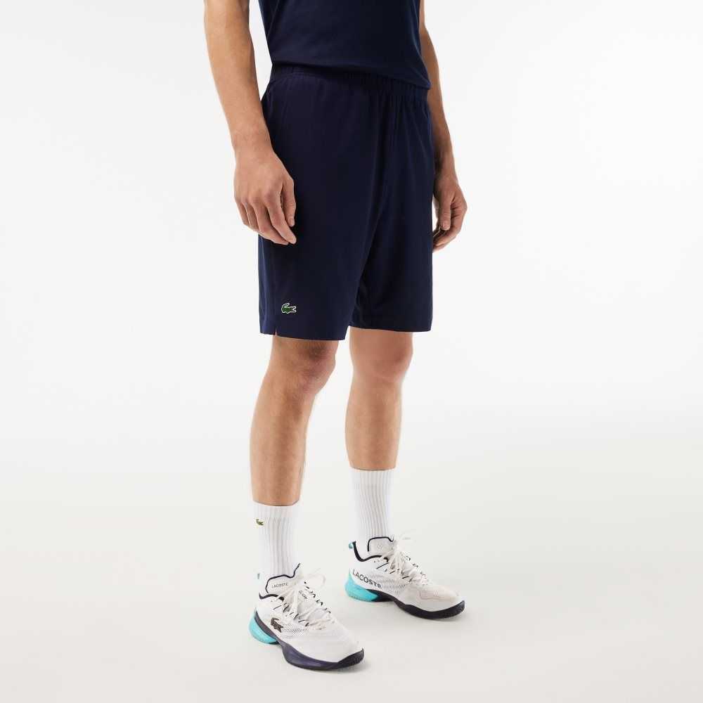 Lacoste SPORT Ultra-Light Shorts Navy Blue / White | OTR-957418