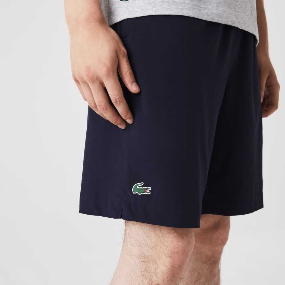 Lacoste SPORT Ultra-Light Shorts Navy Blue / White | OTR-957418