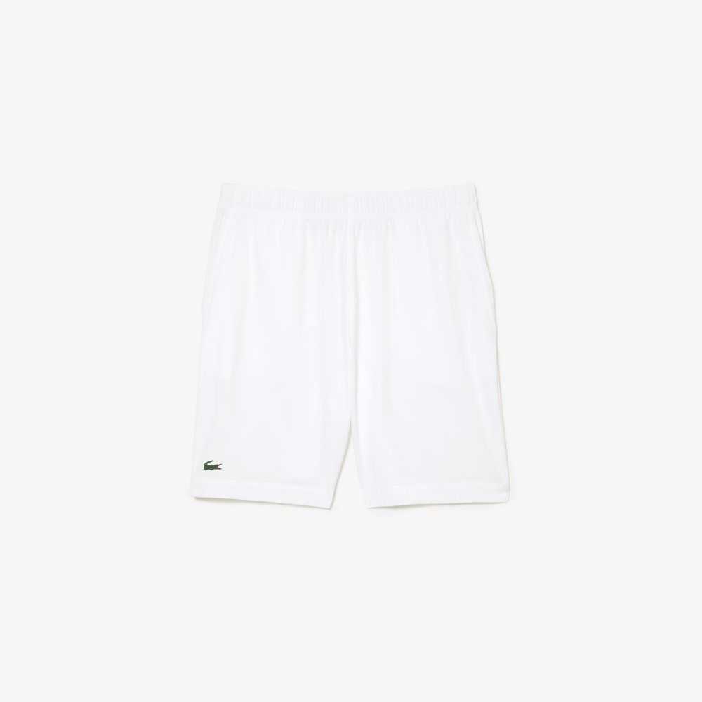 Lacoste SPORT Ultra-Light Shorts White / Navy Blue | BCG-482391