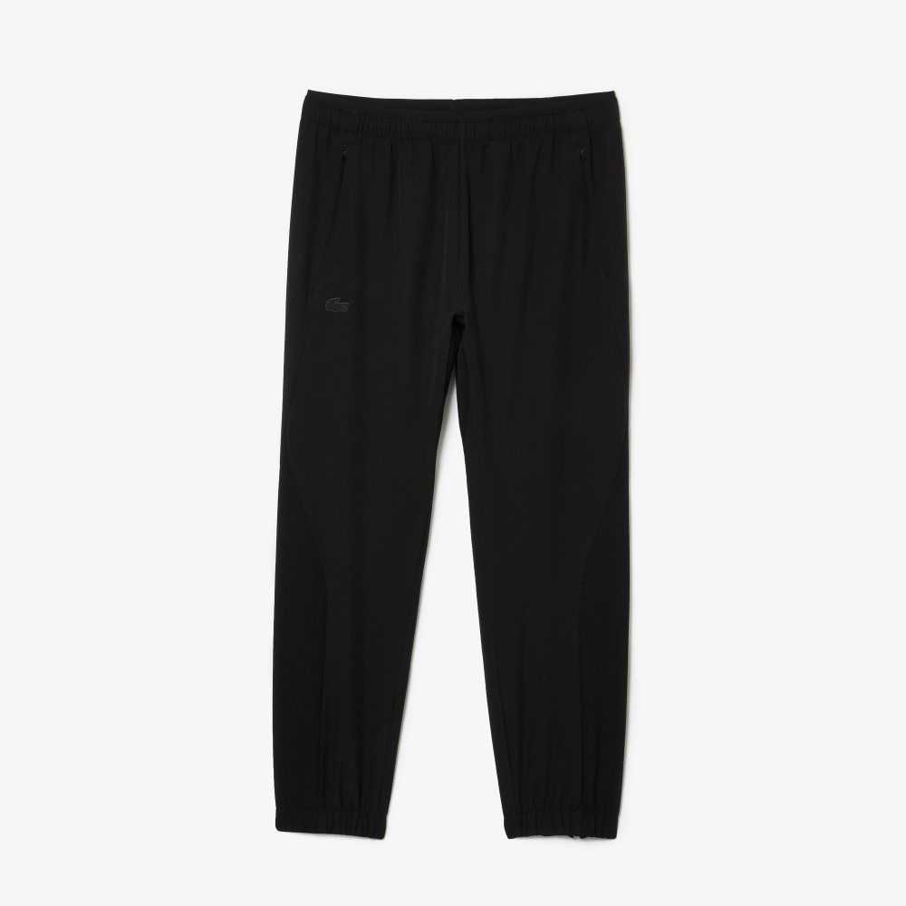 Lacoste SPORT Zippered Bottom Pants Black | ZET-927415