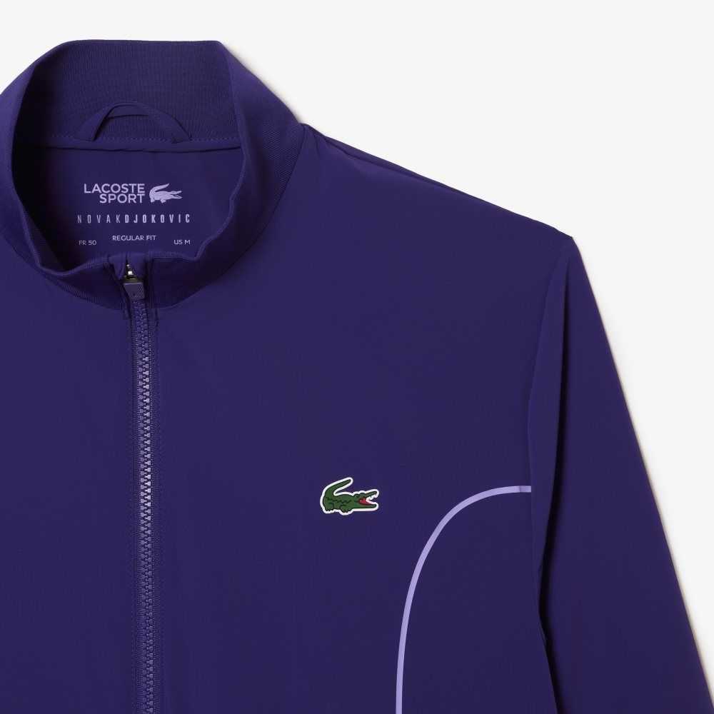 Lacoste SPORT x Novak Djokovic Ceremony Jacket Purple | CFQ-025894