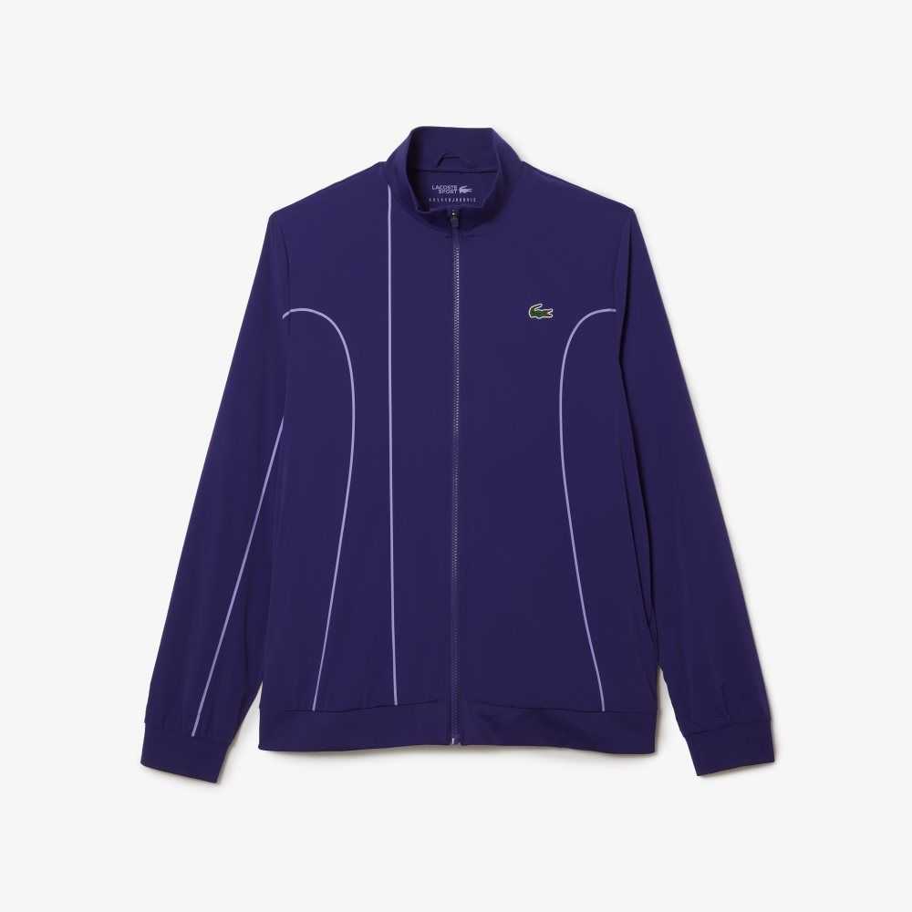 Lacoste SPORT x Novak Djokovic Ceremony Jacket Purple | CFQ-025894