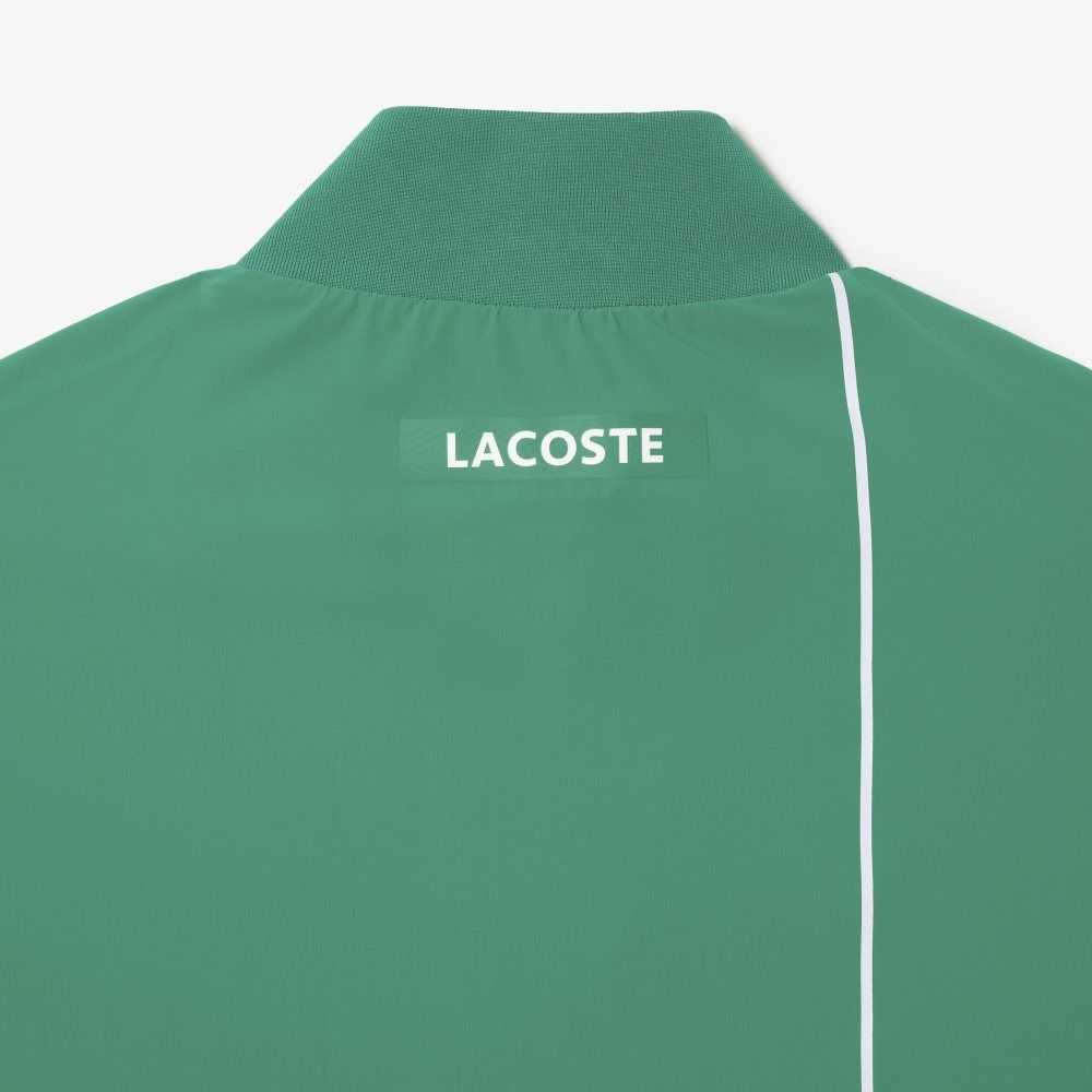 Lacoste SPORT x Novak Djokovic Ceremony Jacket Green / White | FJK-560283