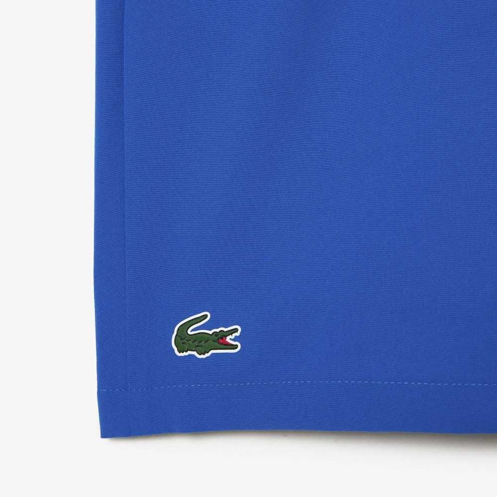 Lacoste SPORT x Novak Djokovic Color-Block Shorts Blue / Yellow | ITY-395807