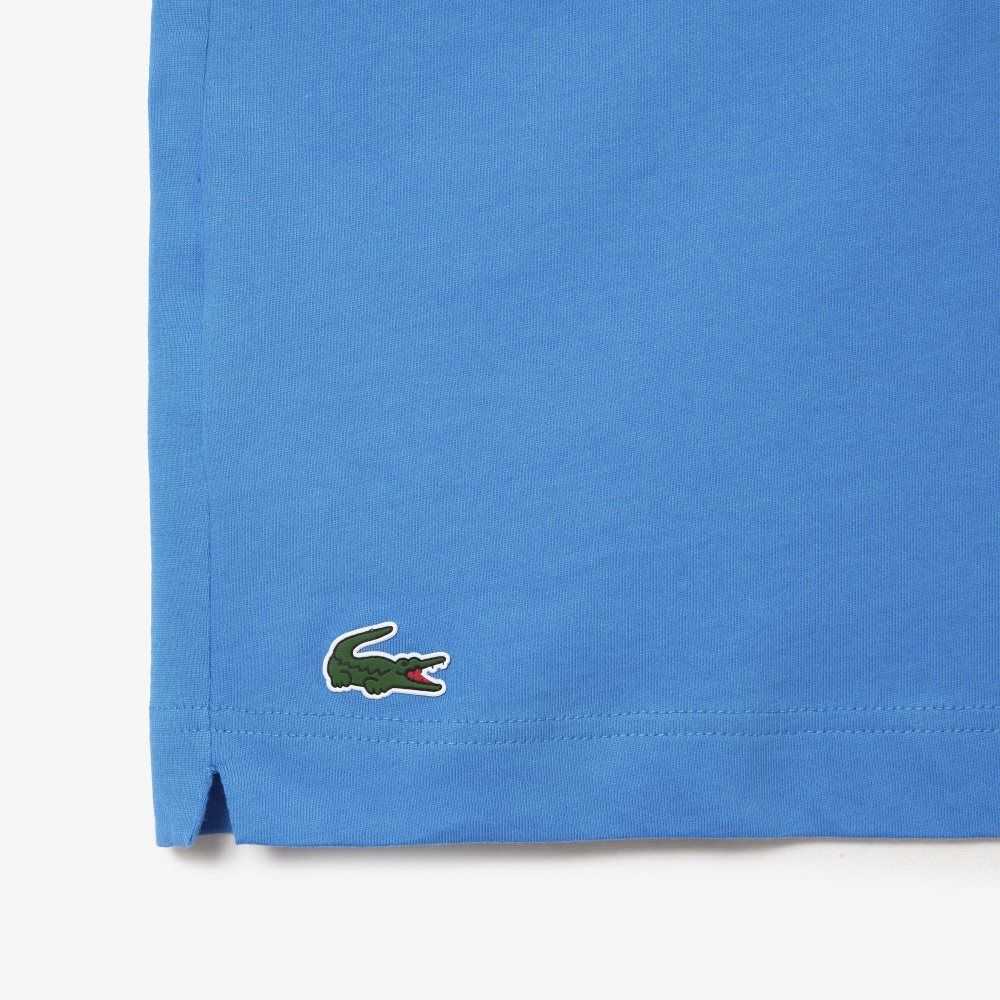 Lacoste SPORT x Novak Djokovic Printed T-Shirt Blue | AXI-963502