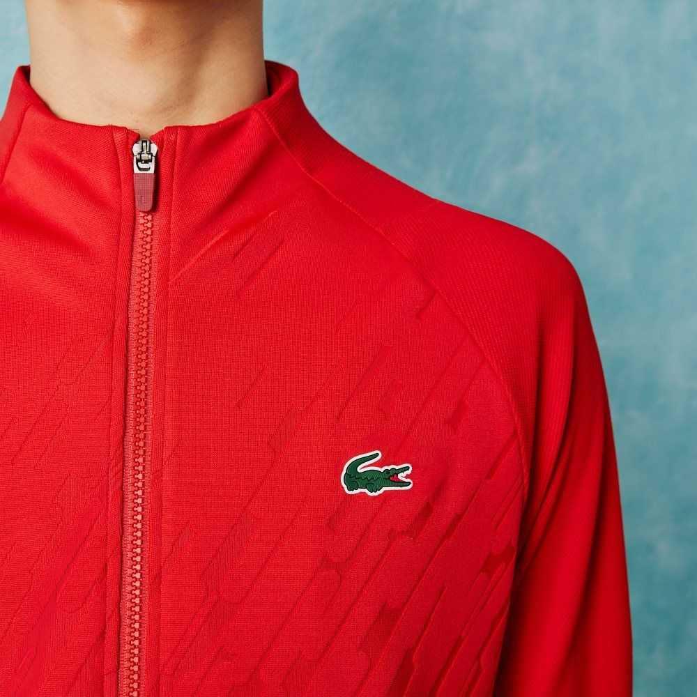 Lacoste SPORT x Novak Djokovic Technical Zip Jacket Red | AEH-724869