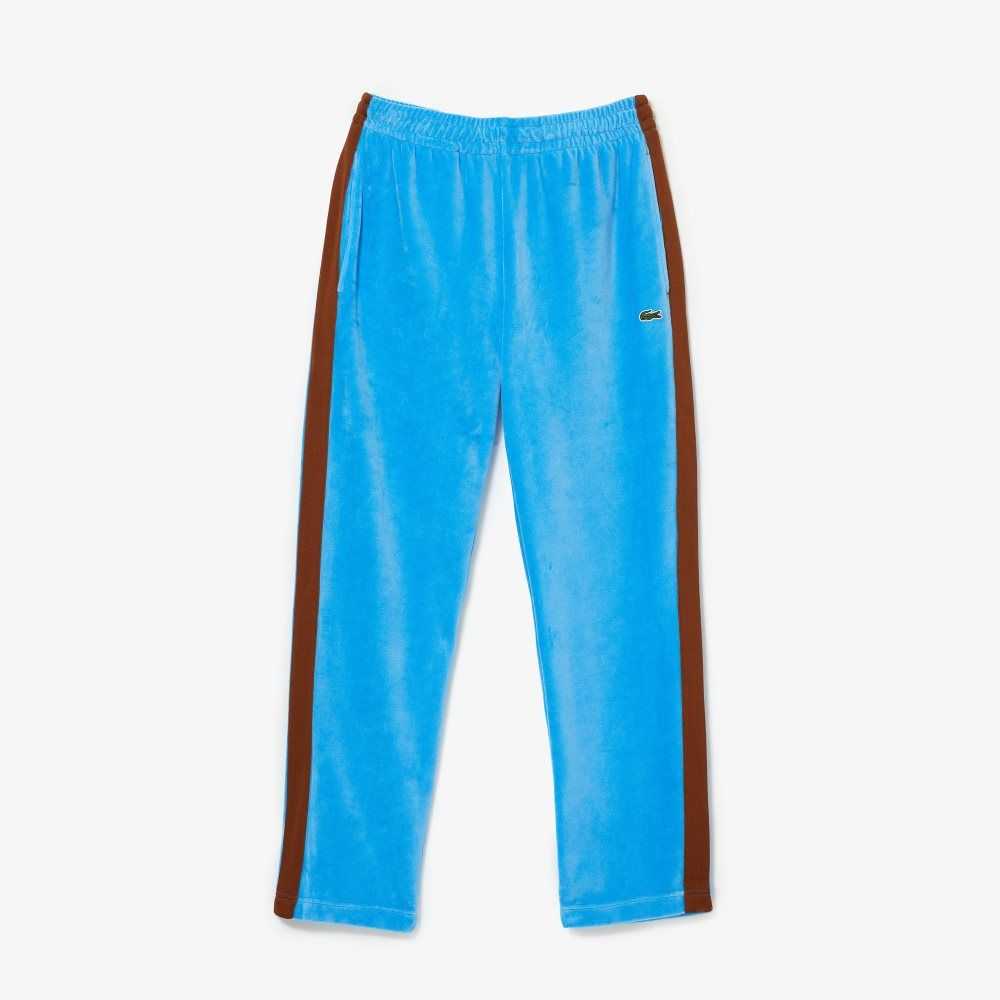 Lacoste Side Contrast Band Trackpants Blue | OHU-856047