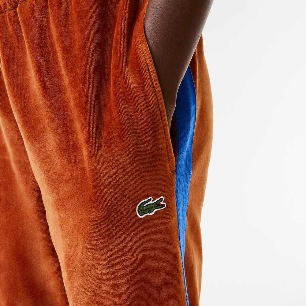 Lacoste Side Contrast Band Trackpants Brown | ZCQ-165384