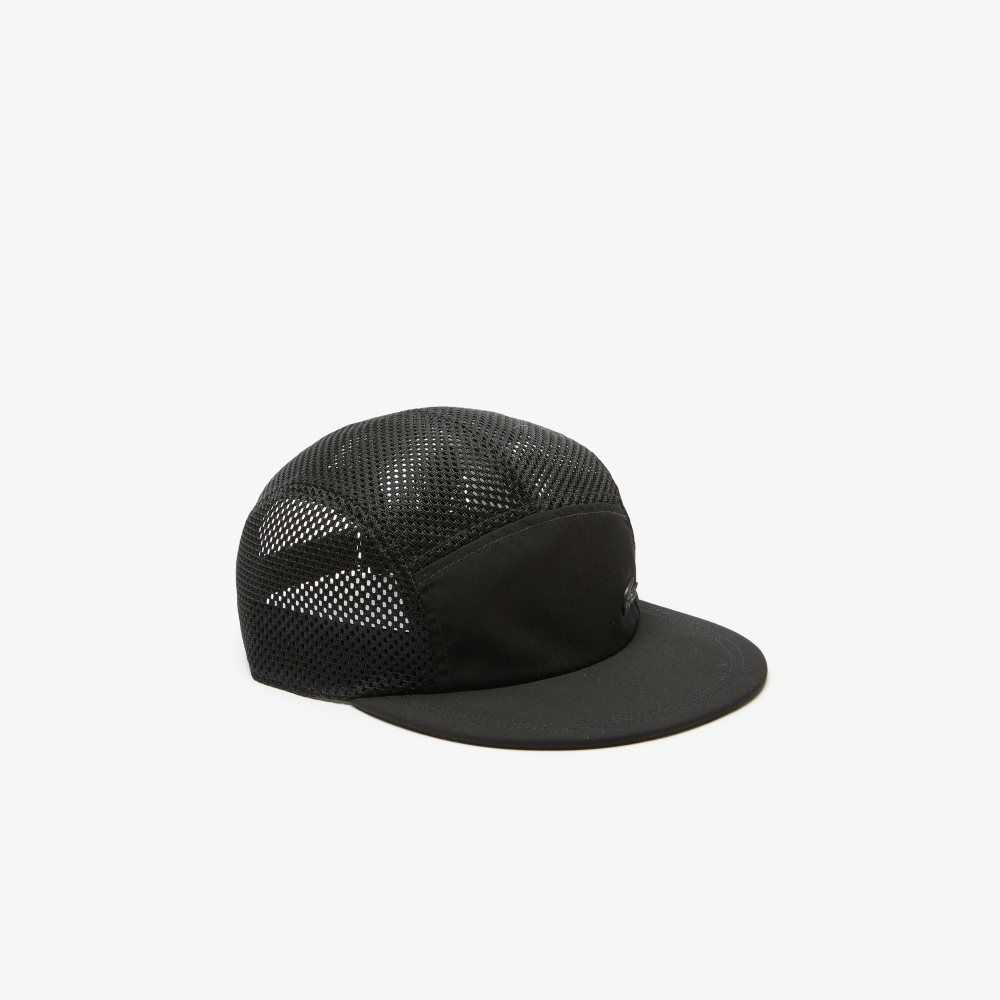 Lacoste Silicone Crocodile Cap Black | AKY-431608