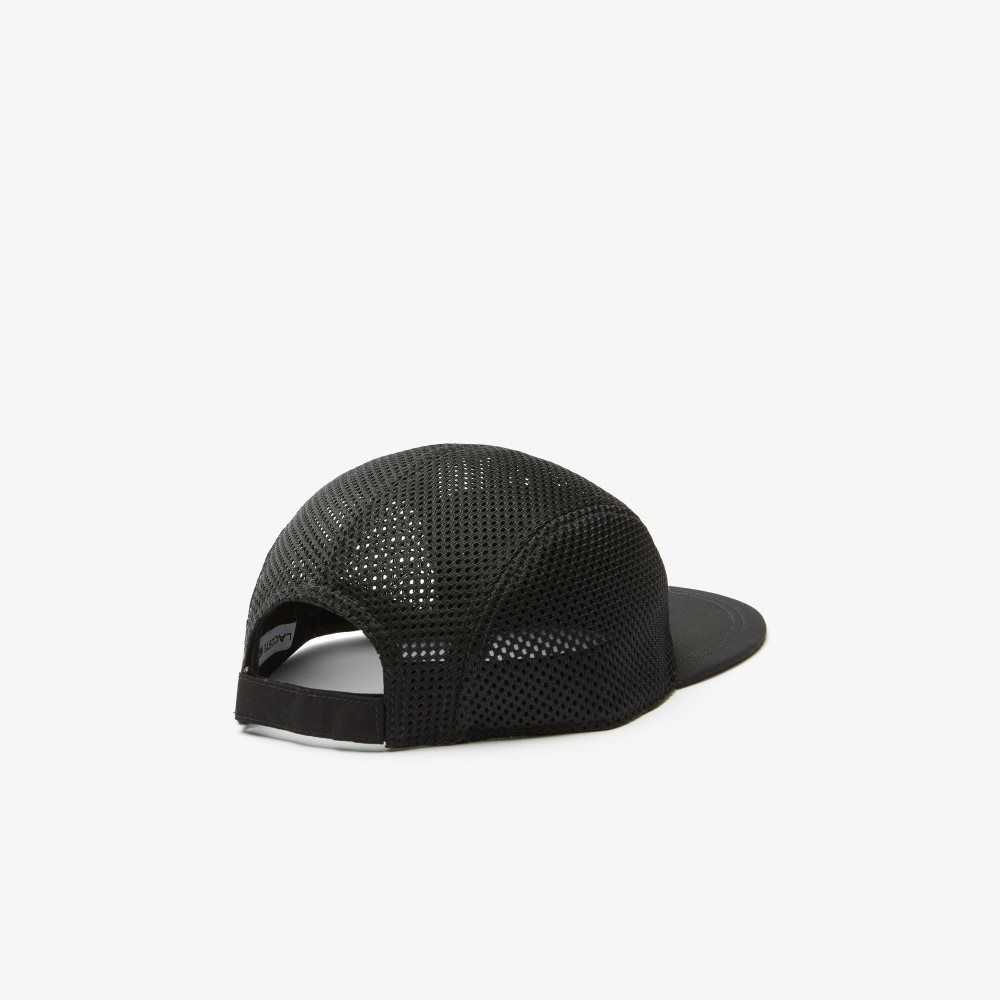 Lacoste Silicone Crocodile Cap Black | AKY-431608