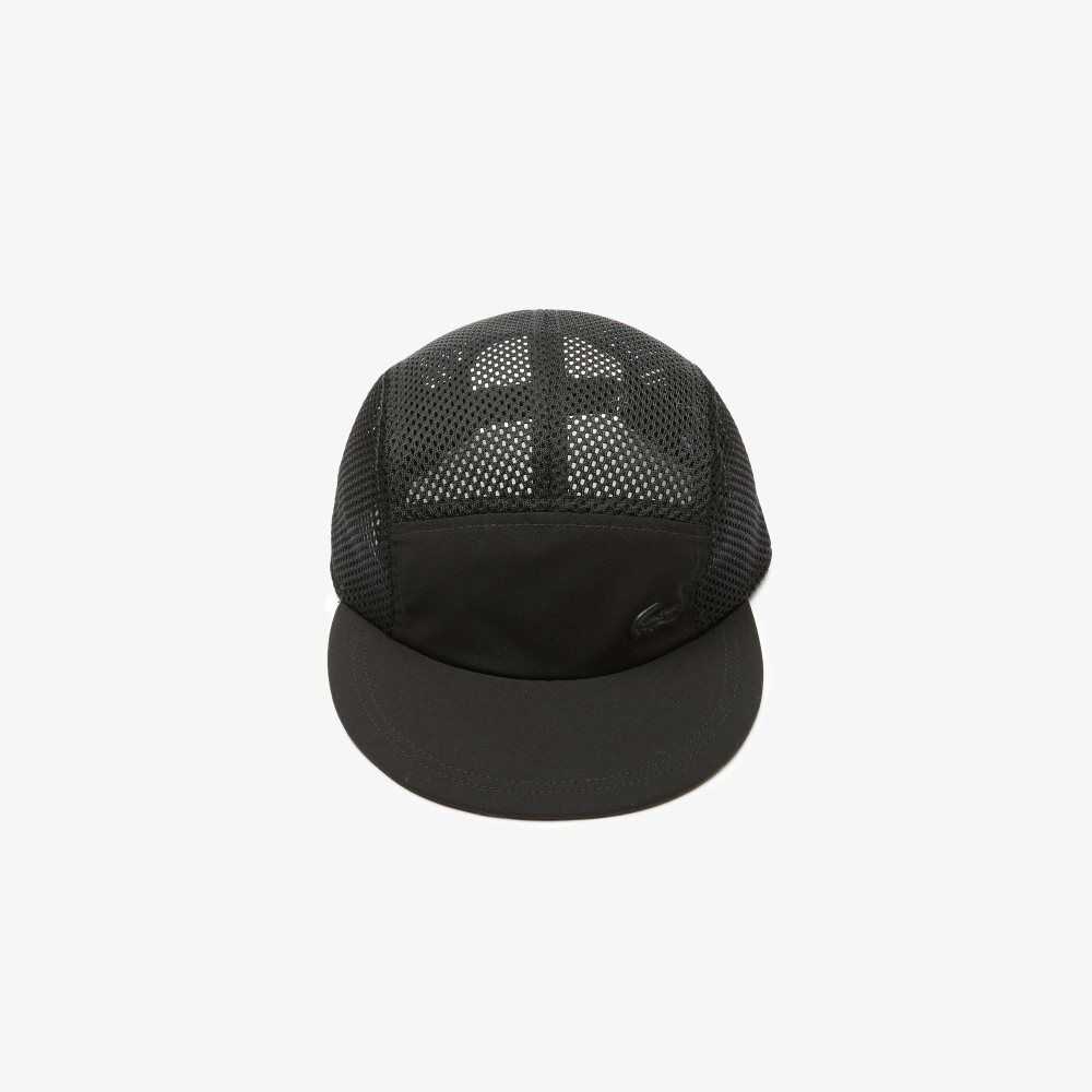 Lacoste Silicone Crocodile Cap Black | AKY-431608