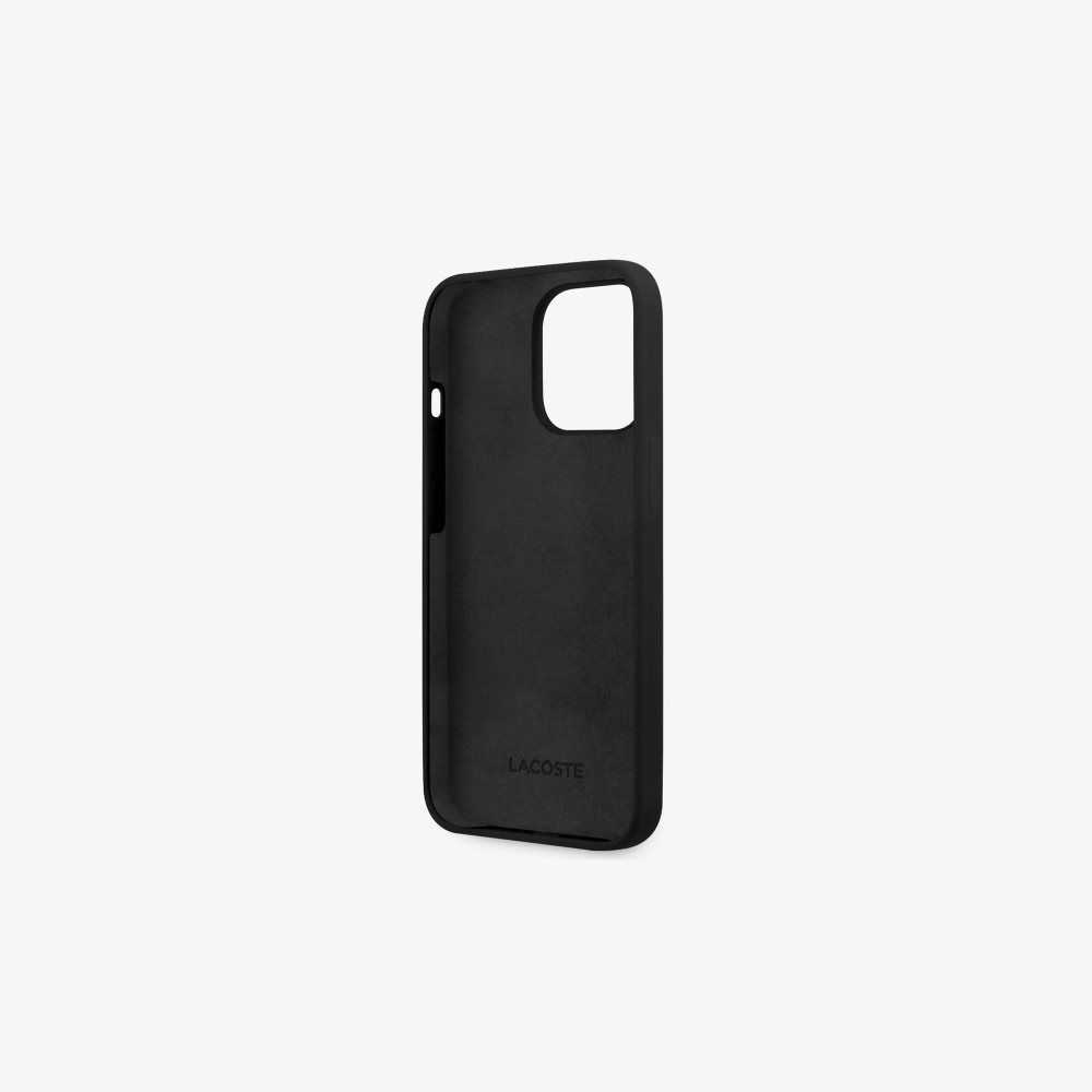 Lacoste Silicone iPhone 14 Pro Case Black | PBM-170892