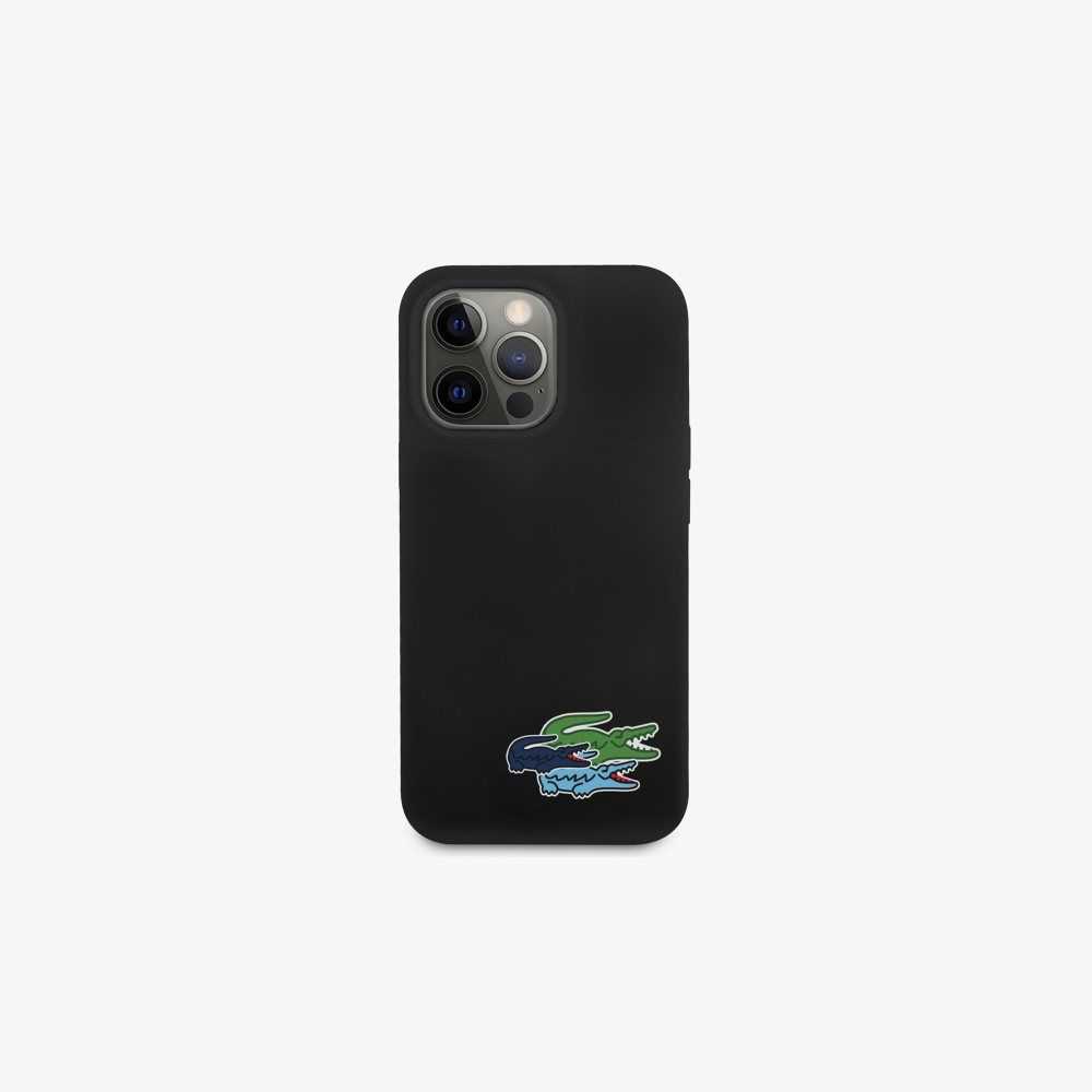 Lacoste Silicone iPhone 14 Pro Case Black | PBM-170892