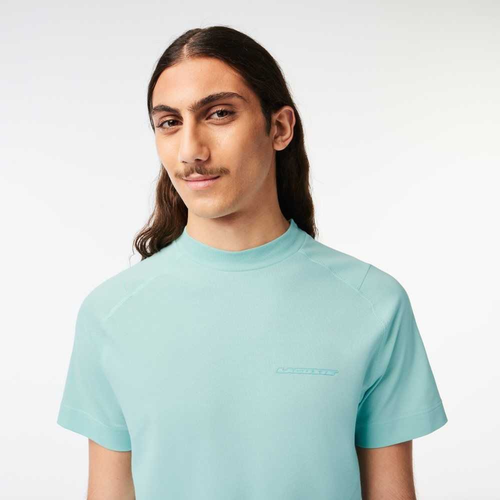 Lacoste Slim Fit Organic Cotton Pique T-Shirt Mint | FKV-253716