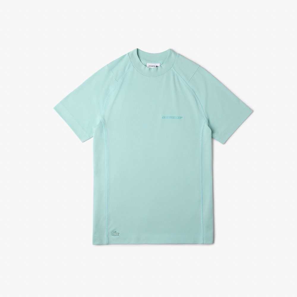 Lacoste Slim Fit Organic Cotton Pique T-Shirt Mint | FKV-253716