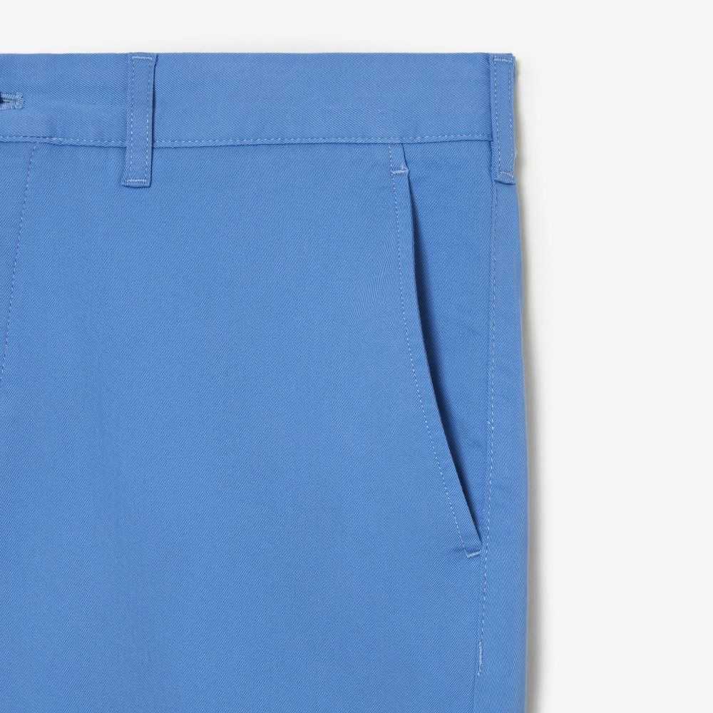 Lacoste Slim Fit Stretch Cotton Bermuda Shorts Blue | SYD-541096