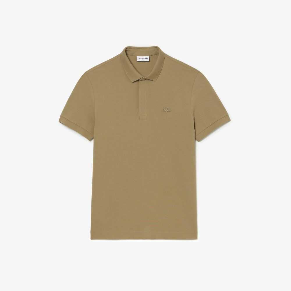 Lacoste Smart Paris Polo Stretch Cotton Beige | AEQ-501437