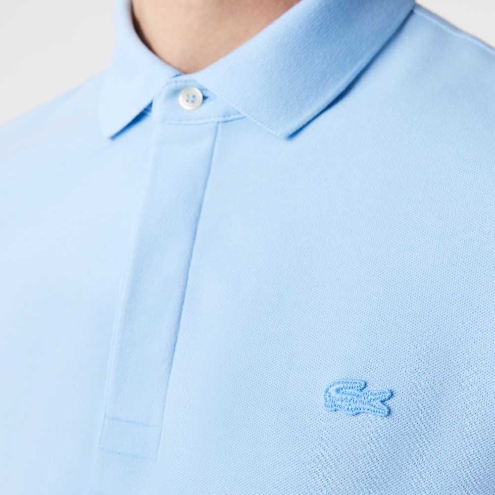 Lacoste Smart Paris Polo Stretch Cotton Blue | AJM-653798