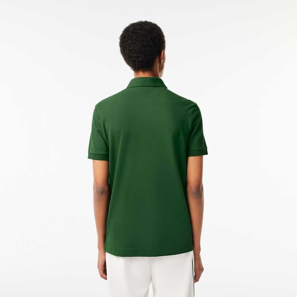 Lacoste Smart Paris Polo Stretch Cotton Green | CBD-948706