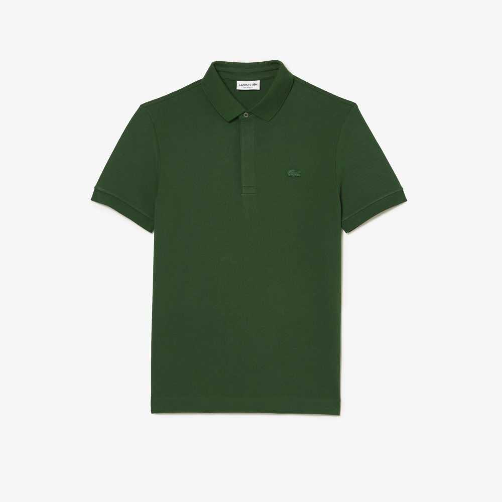 Lacoste Smart Paris Polo Stretch Cotton Green | CBD-948706