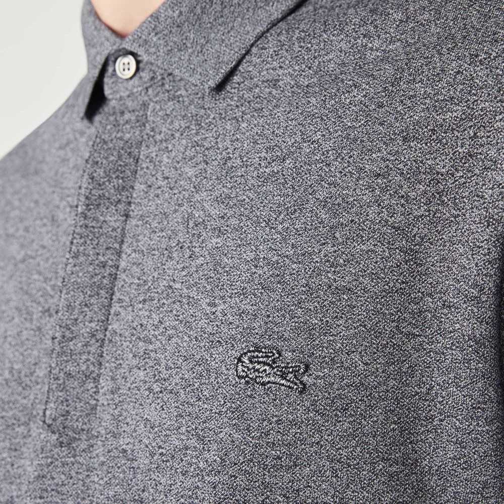 Lacoste Smart Paris Polo Stretch Cotton Grey Chine | DCN-125830