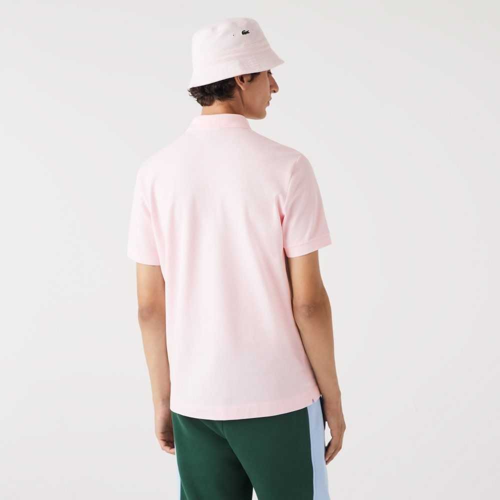 Lacoste Smart Paris Polo Stretch Cotton Light Pink | EDO-271938