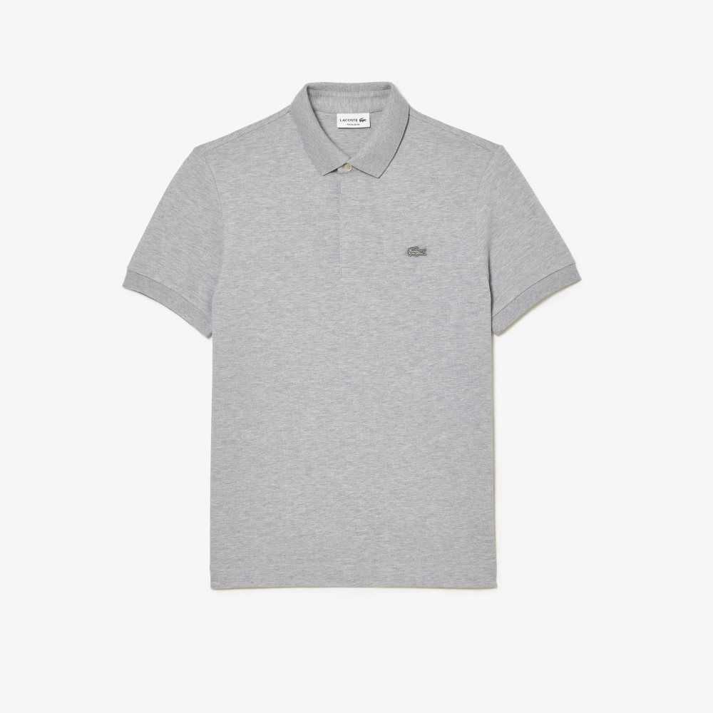 Lacoste Smart Paris Polo Stretch Cotton Grey Chine | EFA-579462