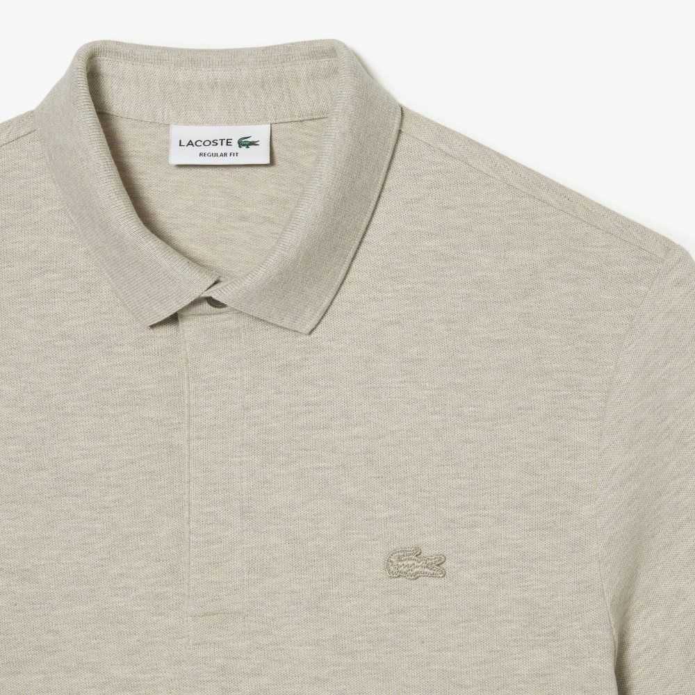 Lacoste Smart Paris Polo Stretch Cotton Beige | FWD-154239