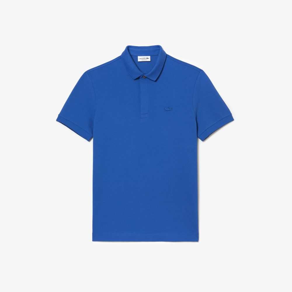 Lacoste Smart Paris Polo Stretch Cotton Blue | HJG-435691