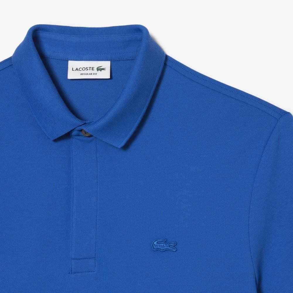 Lacoste Smart Paris Polo Stretch Cotton Blue | HJG-435691