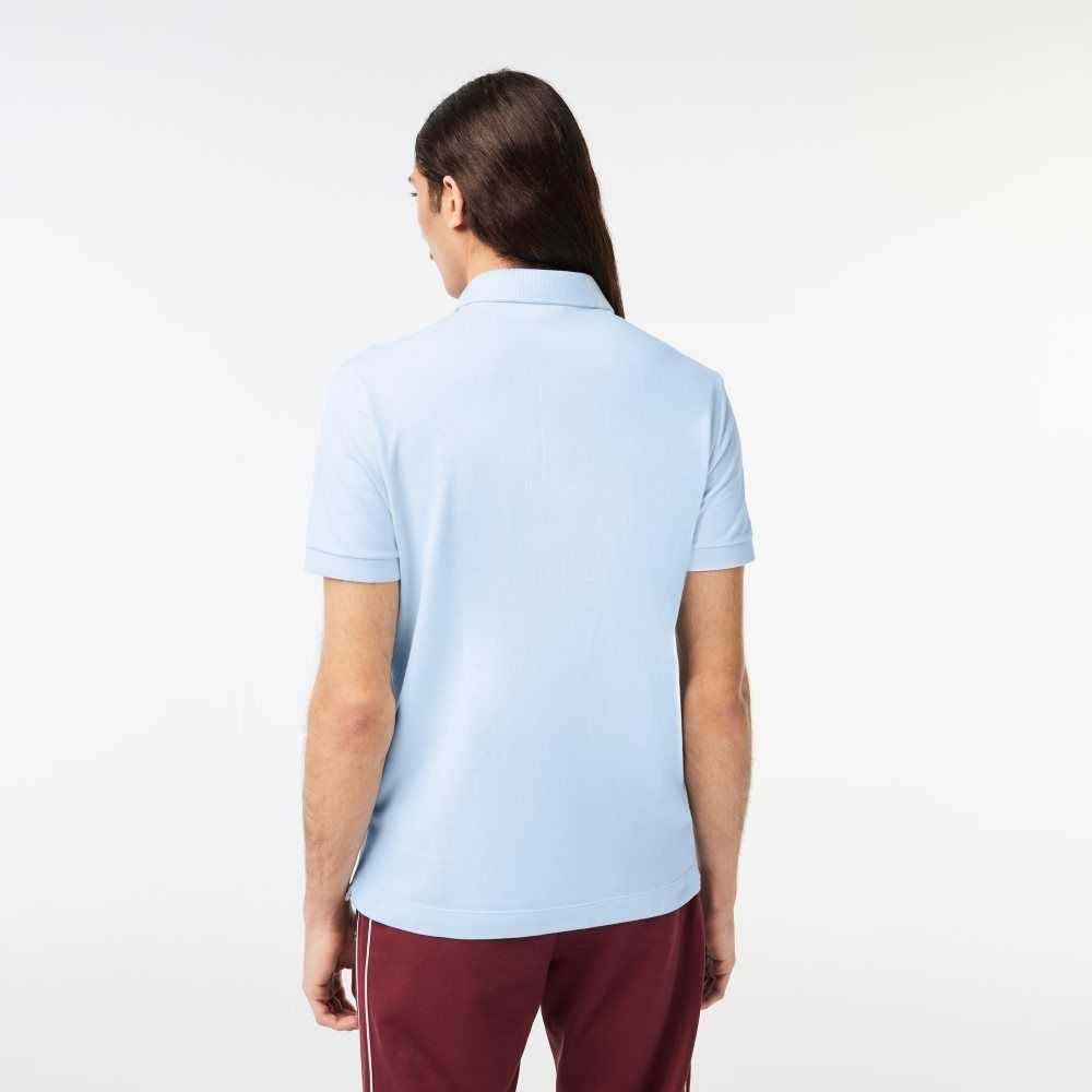 Lacoste Smart Paris Polo Stretch Cotton Light Blue | HTN-304618