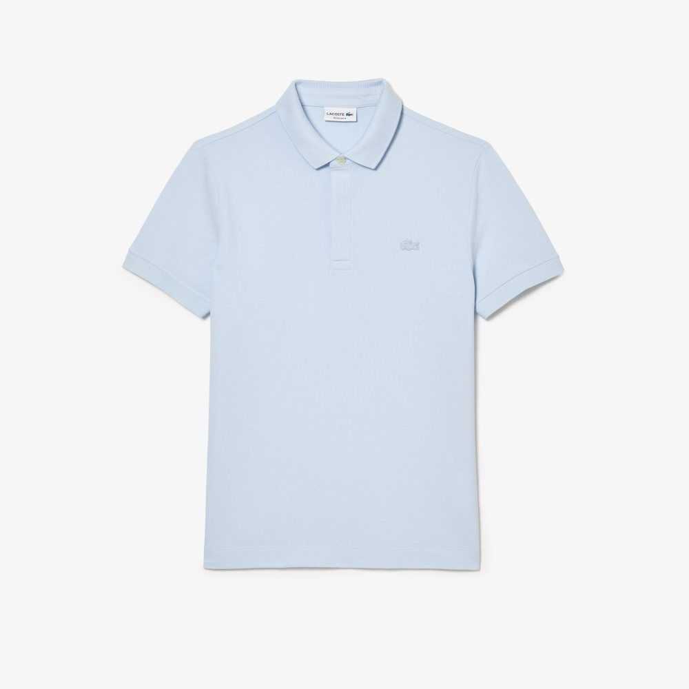 Lacoste Smart Paris Polo Stretch Cotton Light Blue | HTN-304618