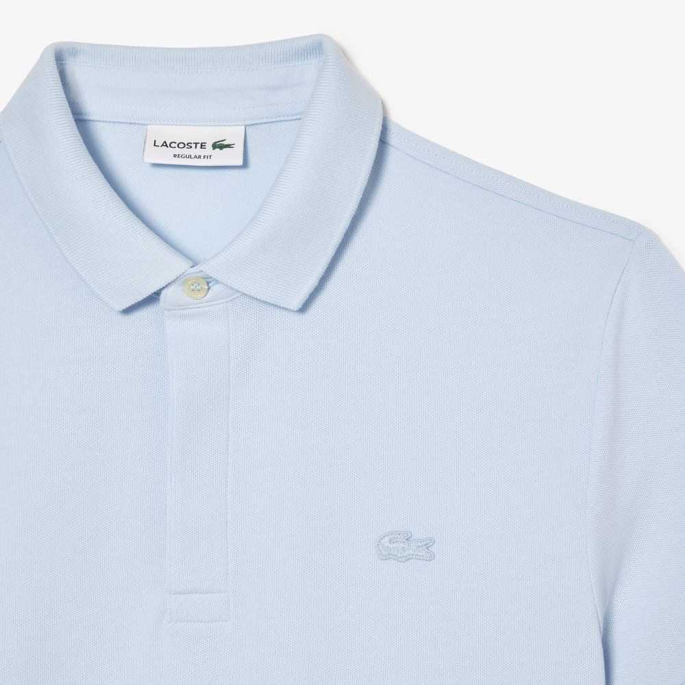 Lacoste Smart Paris Polo Stretch Cotton Light Blue | HTN-304618