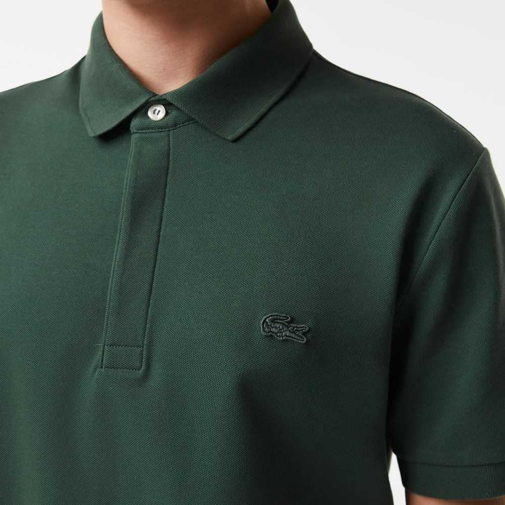 Lacoste Smart Paris Polo Stretch Cotton Green | KUB-120734