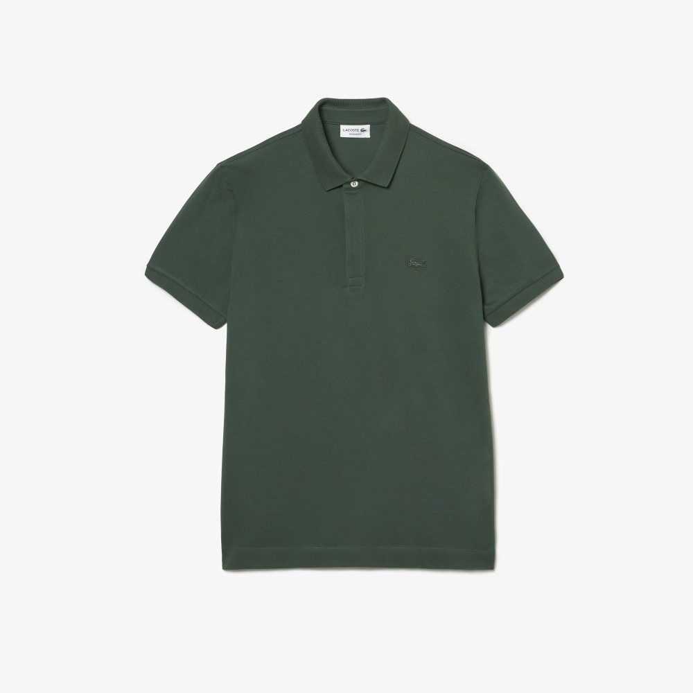 Lacoste Smart Paris Polo Stretch Cotton Green | KUB-120734