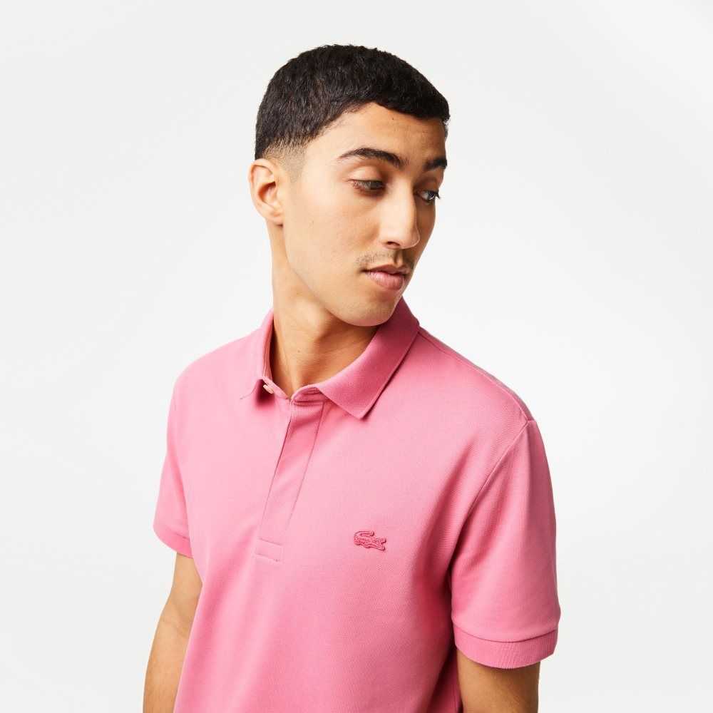 Lacoste Smart Paris Polo Stretch Cotton Pink | PMR-241756