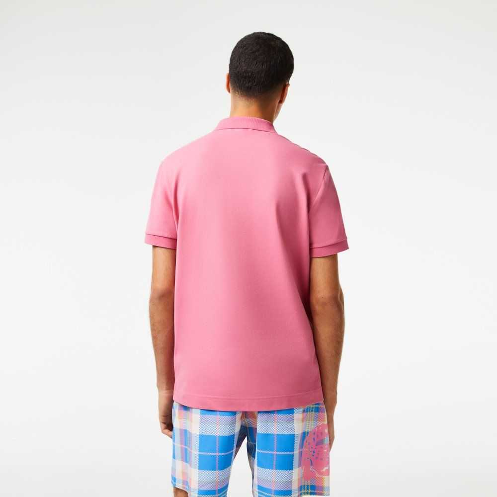 Lacoste Smart Paris Polo Stretch Cotton Pink | PMR-241756