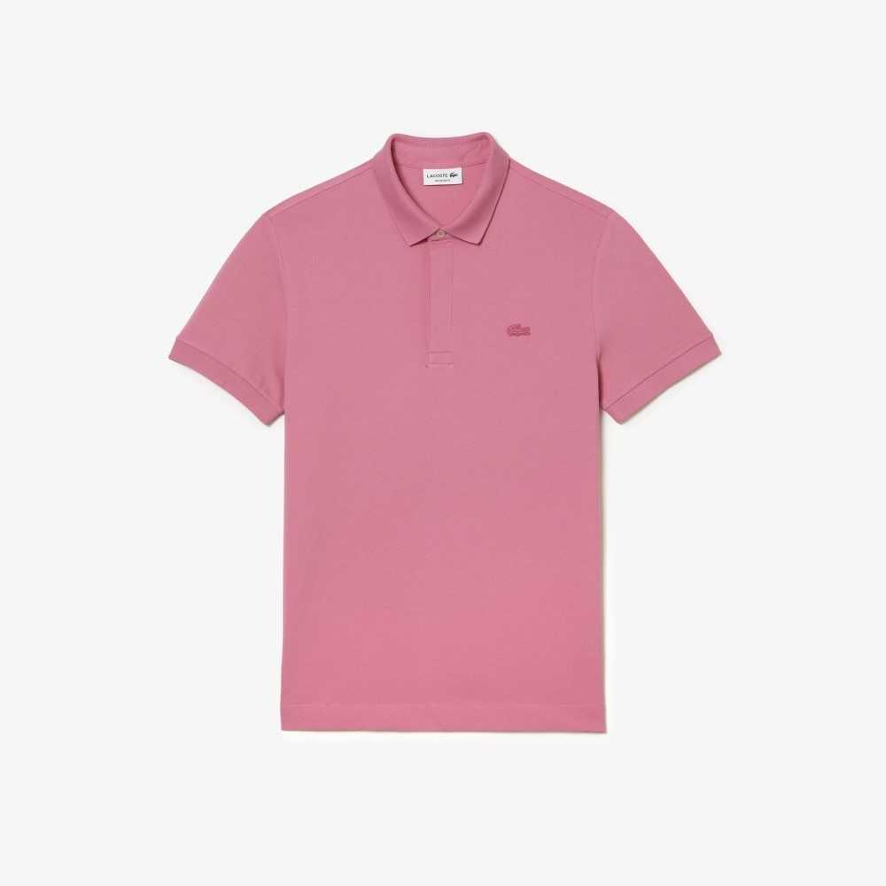 Lacoste Smart Paris Polo Stretch Cotton Pink | PMR-241756